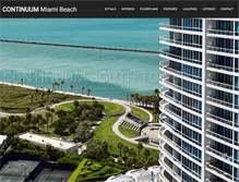 Tablet Screenshot of continuum-miami-beach.com